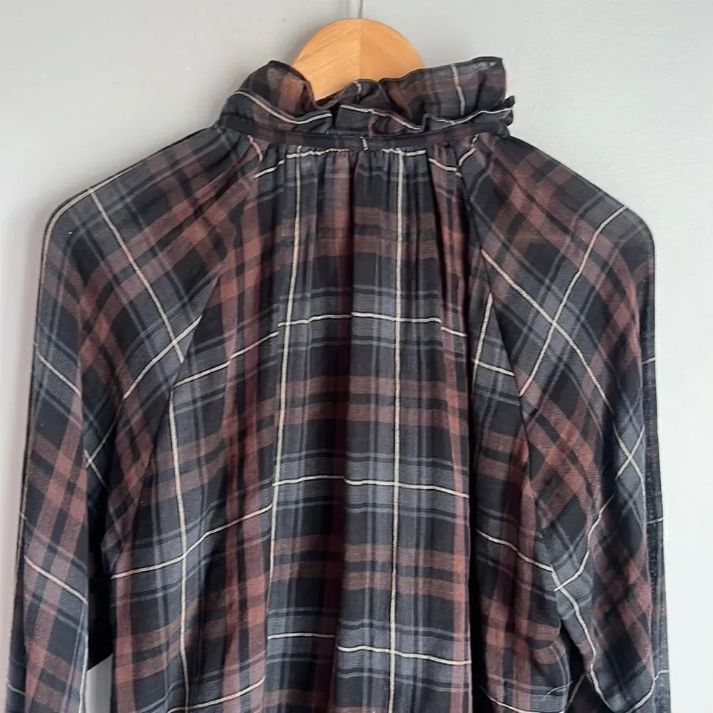 Finley plaid cotton long sleeve button down shirt - Picture 8 of 12